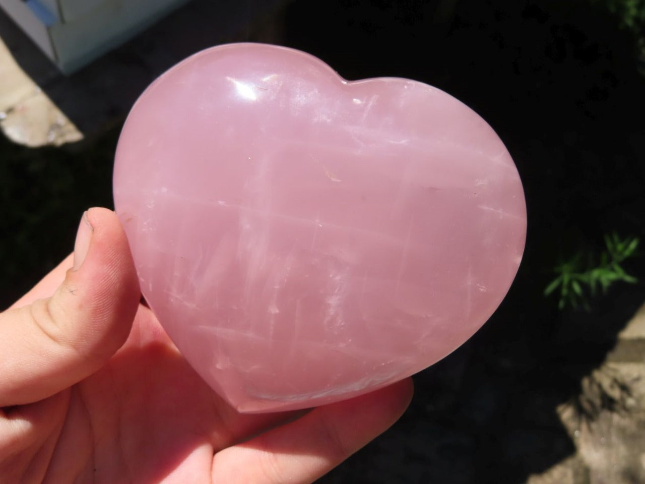 Polished Natural Rose Quartz Hearts