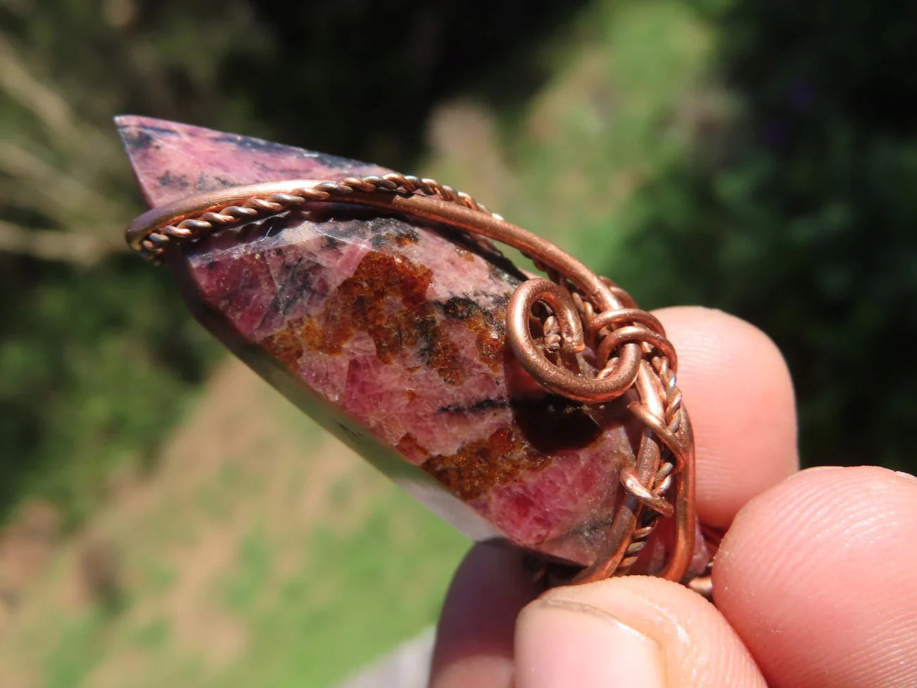 Hand Made Mixed Copper Wire Wrapped Pendants