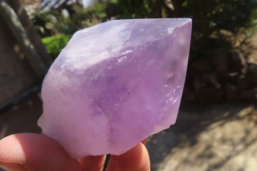 Polished Jacaranda Amethyst Crystals x 4 From Mumbwa, Zambia