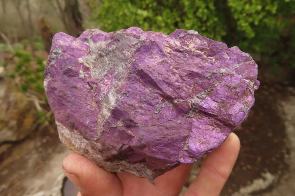 Raw Purpurite Specimens