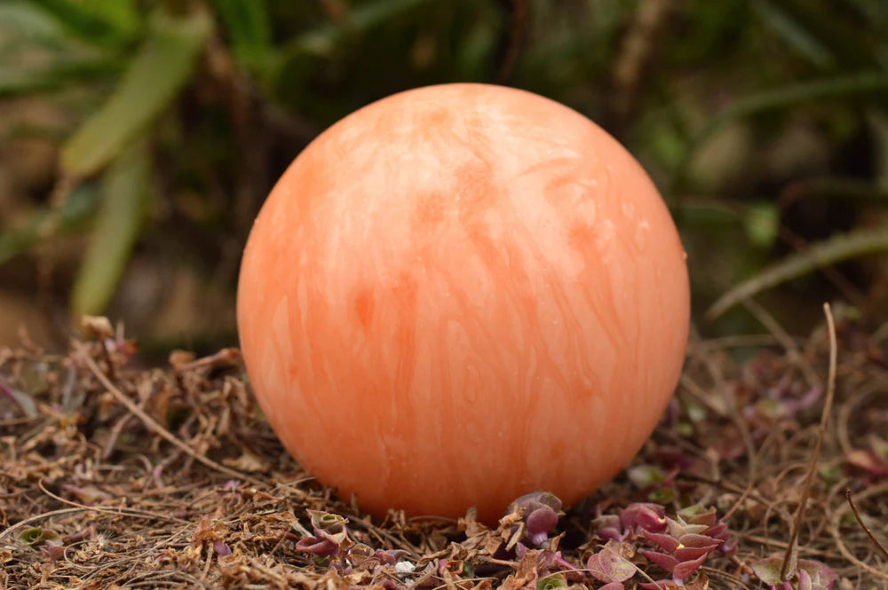 Orange Calcite Sphere