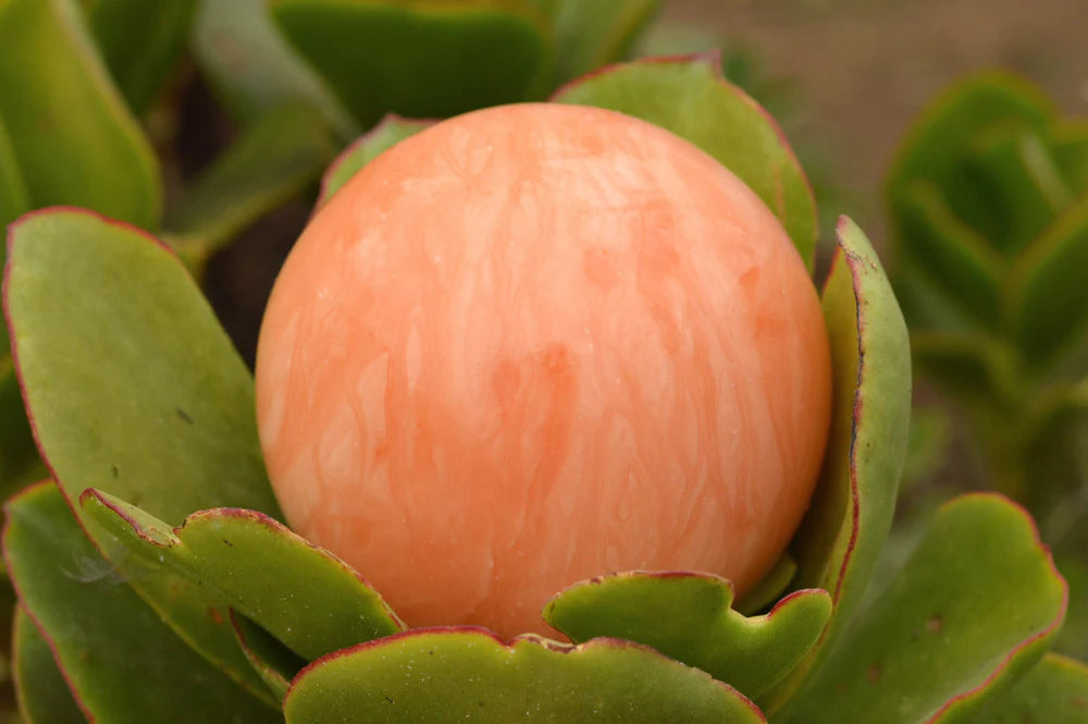 Orange Calcite Sphere