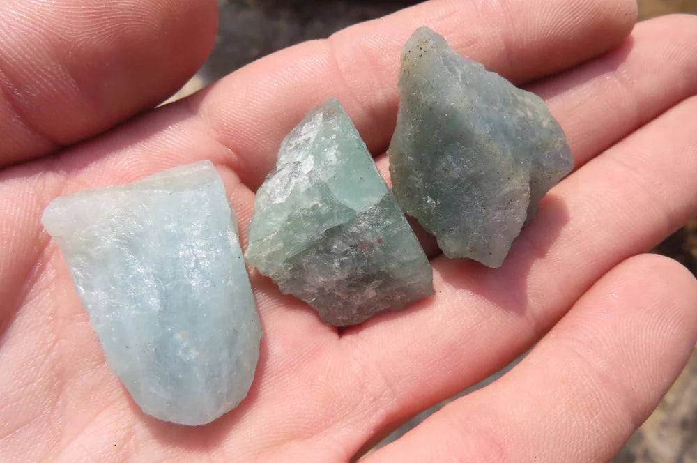 Raw Blue Aquamarine Specimen