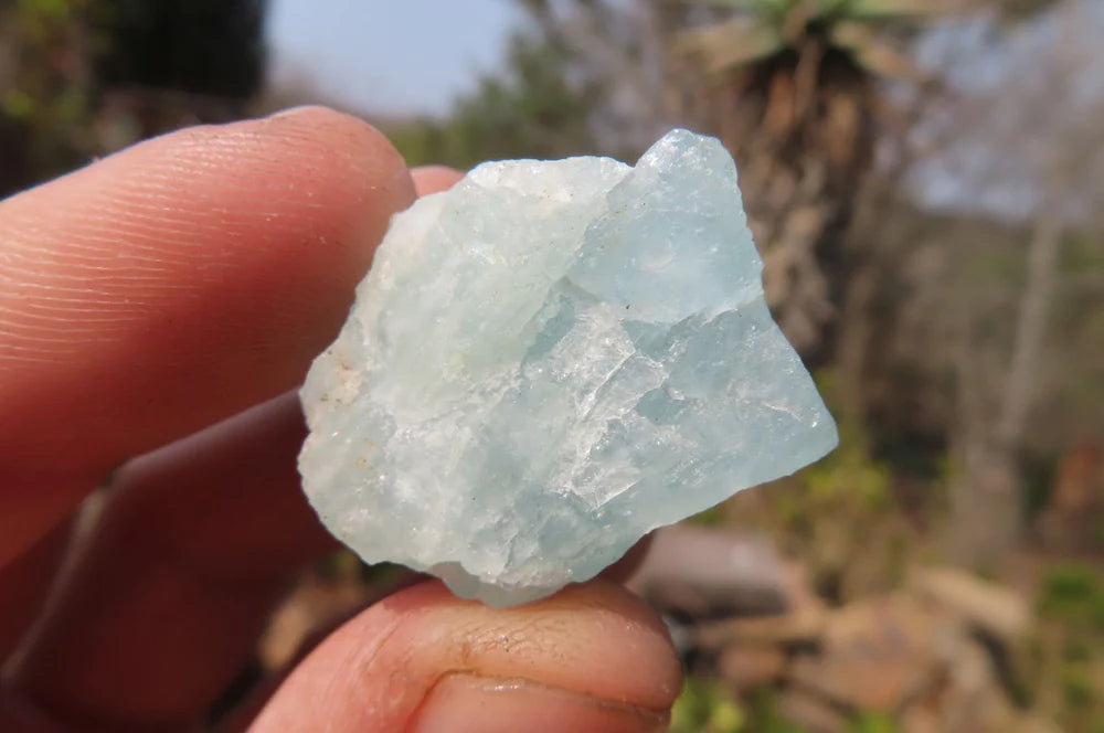 Raw Blue Aquamarine Specimen