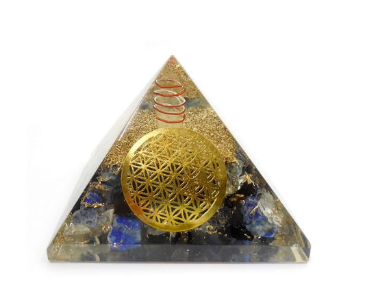 Orgone Pyramid L-Lapis Lazuli
