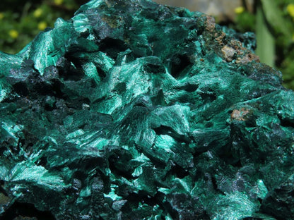 Natural Fibrous Malachite Specimen XL