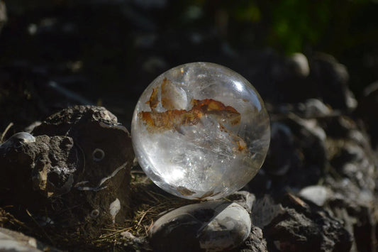 Clear Crystal Quartz Ball