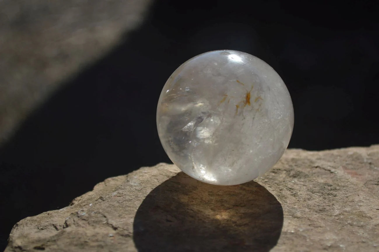 Clear Crystal Quartz Ball
