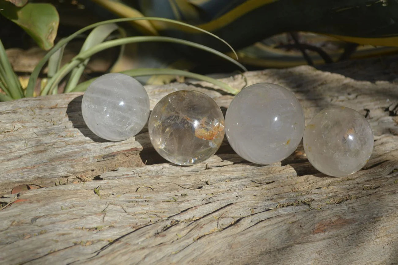 Clear Crystal Quartz Ball