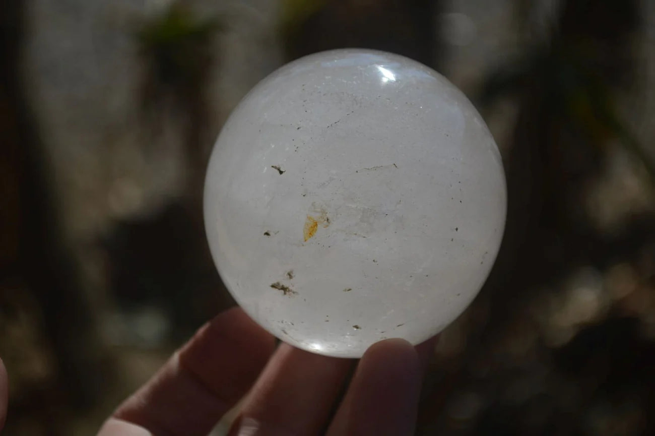 Clear Crystal Quartz Ball