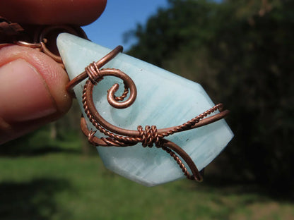 Hand Made Mixed Copper Wire Wrapped Pendants