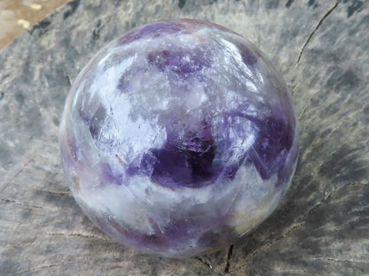 Polished Dream Amethyst Spheres x 2 From