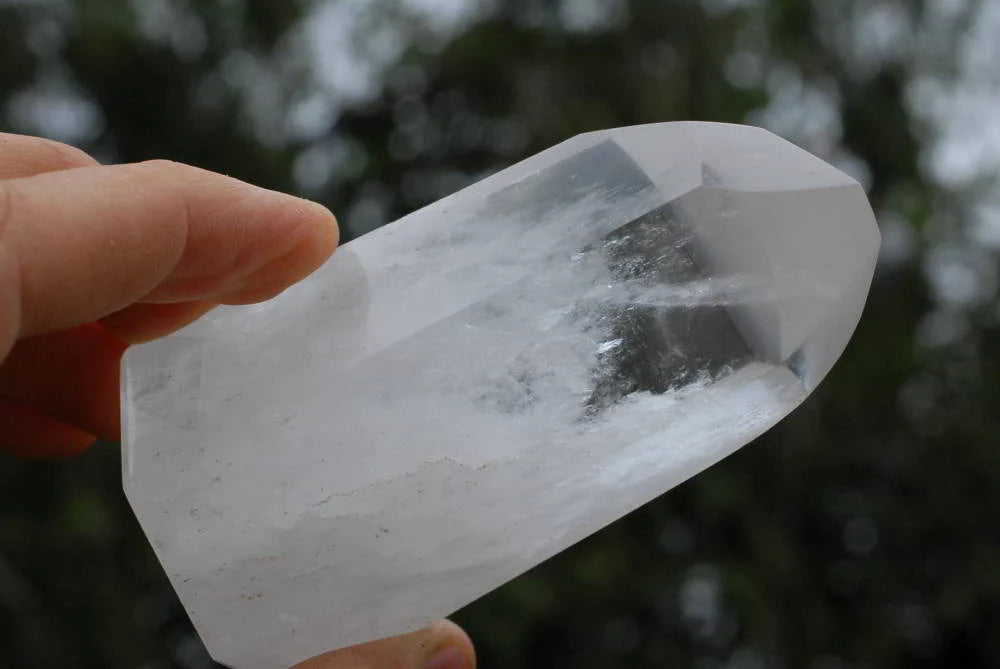 Polished Quartz Crystal Points x 4