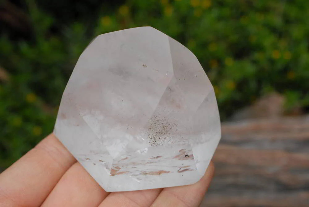 Polished Quartz Crystal Points x 4
