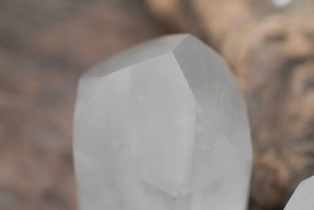 Polished Quartz Crystal Points x 4