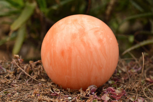 Orange Calcite Sphere