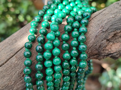 Malachite Beaded Necklace