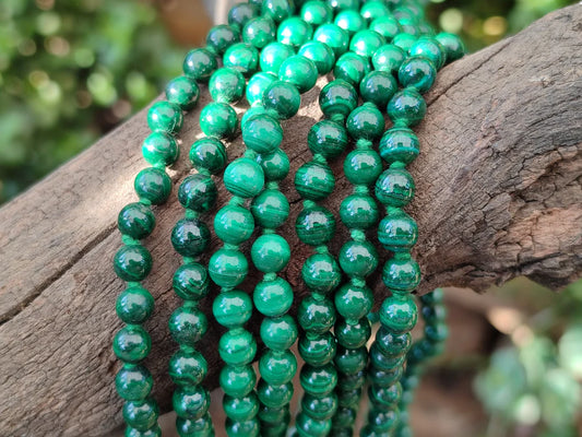 Malachite Beaded Necklace