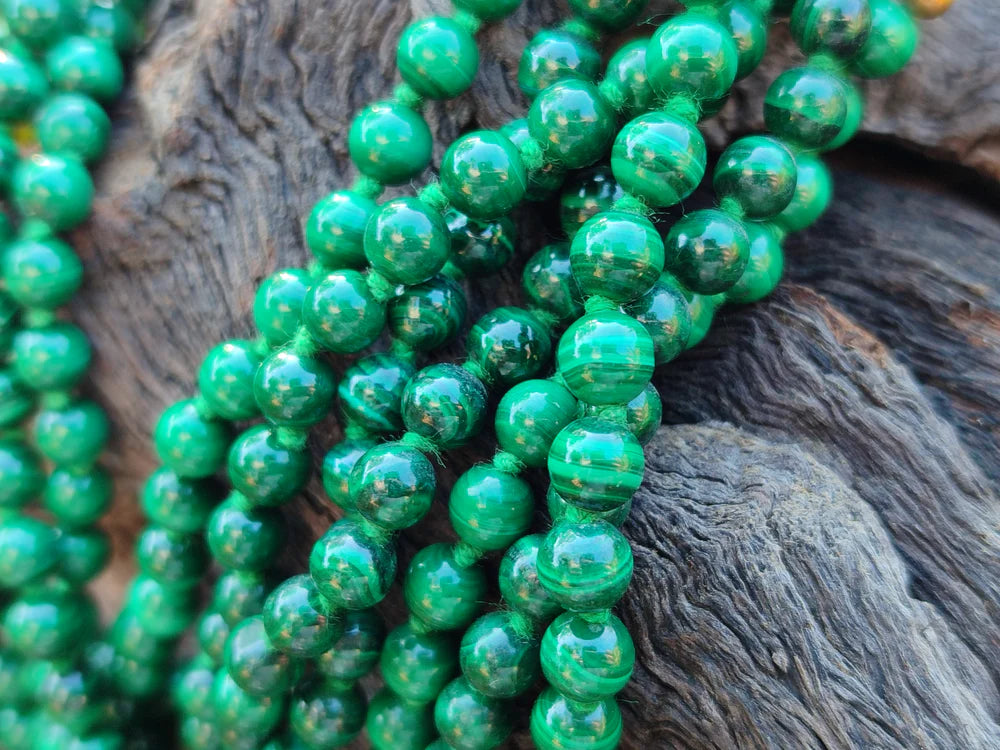 Malachite Beaded Necklace