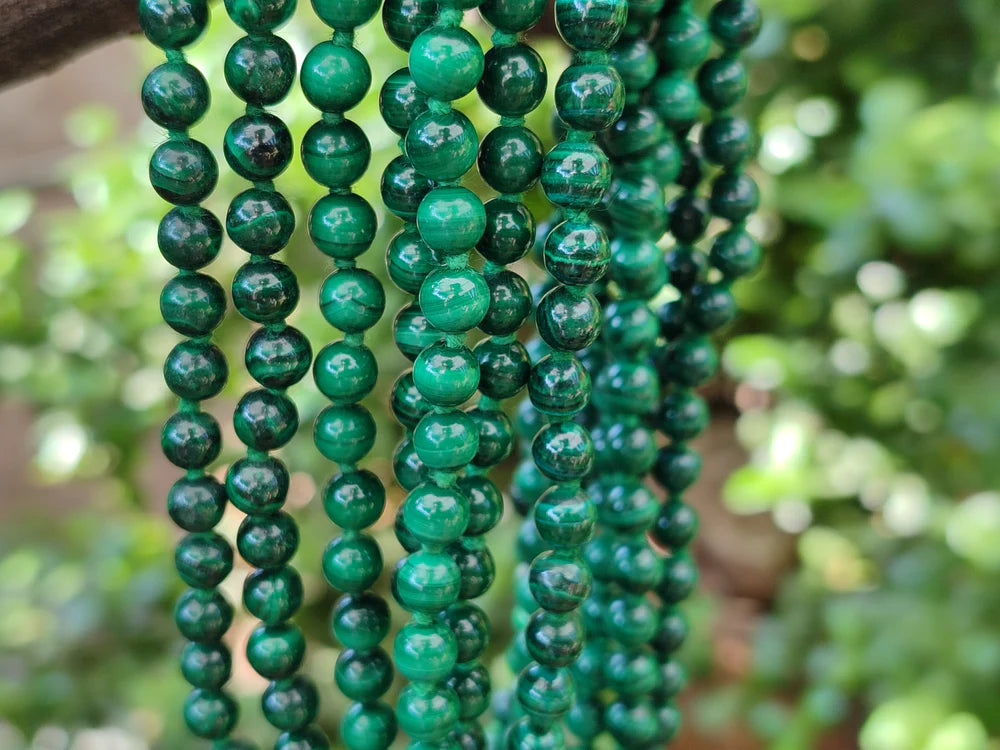 Malachite Beaded Necklace