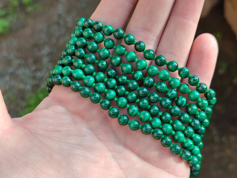 Malachite Beaded Necklace