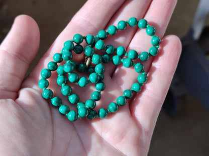 Malachite Beaded Necklace