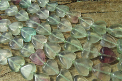 Fluorite Gemstone Heart Necklace