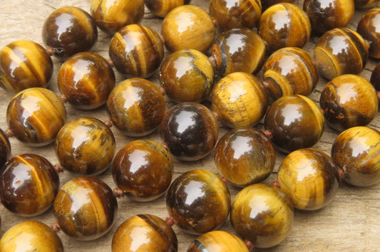 Golden Tigers Eye Bead Necklaces