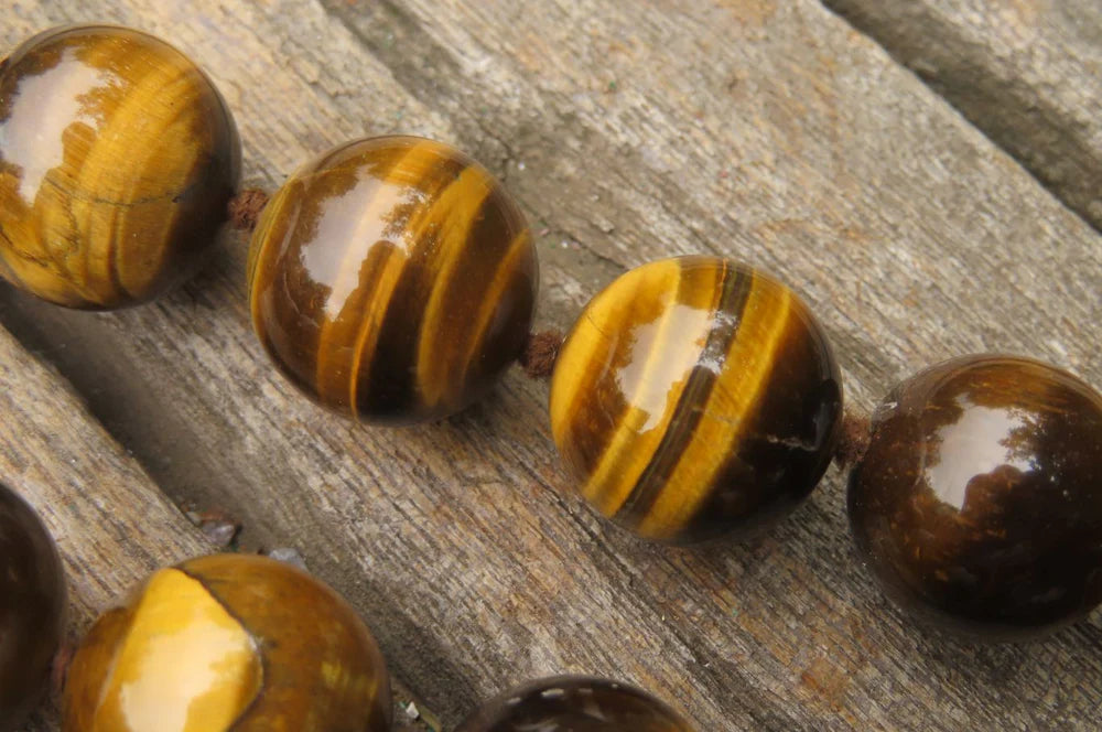 Golden Tigers Eye Bead Necklaces