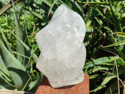 Girasol Pearl Quartz Flame Sculpture