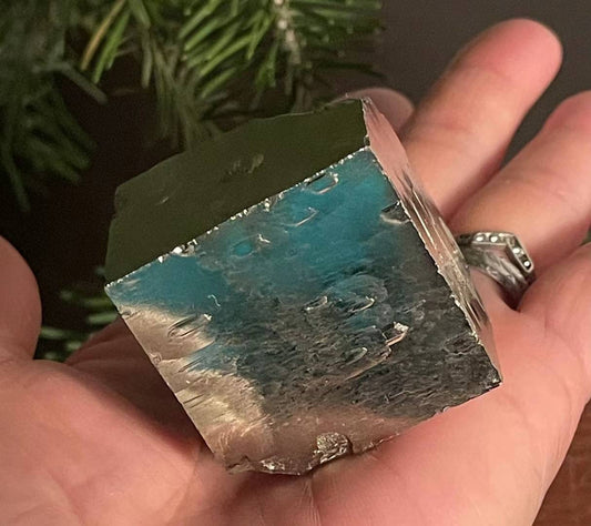 Natural Pyrite Cube