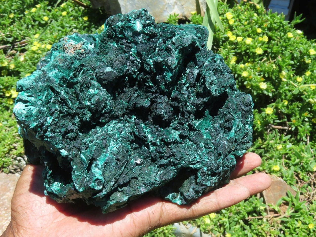Natural Fibrous Malachite Specimen XL